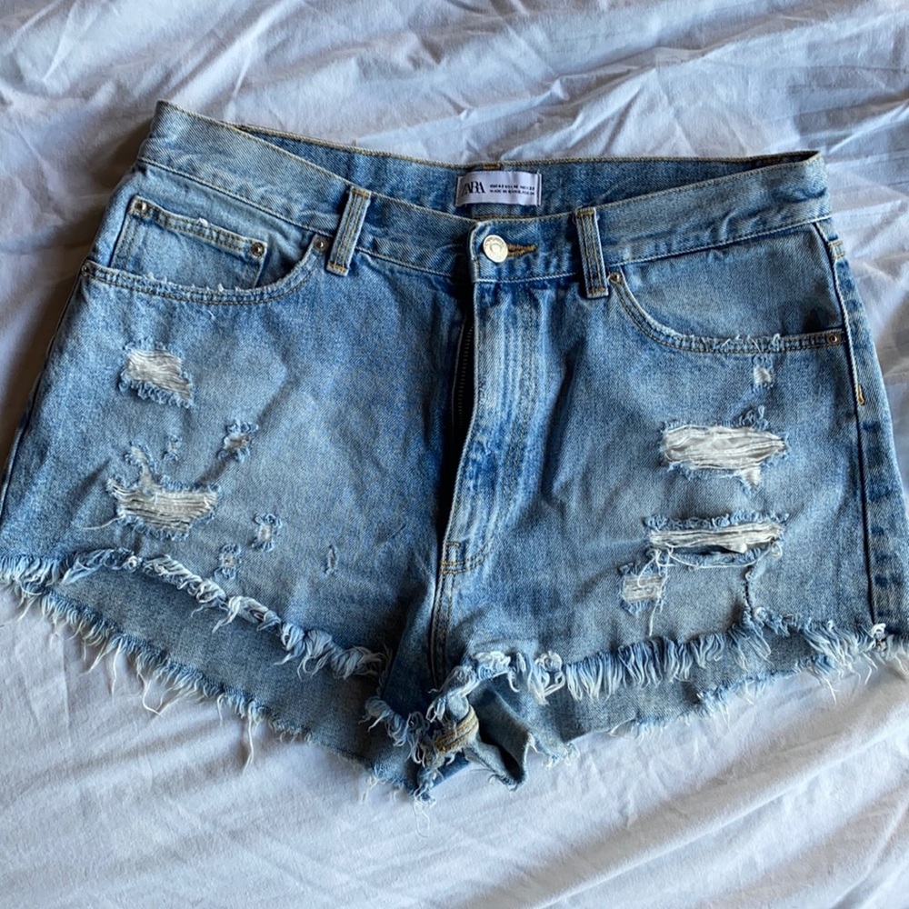 Zara denim shorts